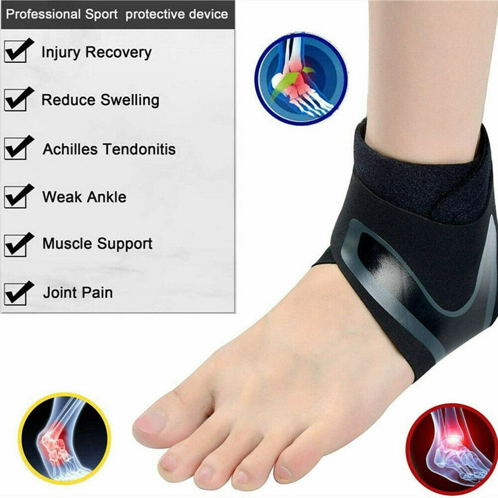 Universele enkelbrace voor optimale stabiliteit, compressie en comfort bij dagelijks gebruik en sport.