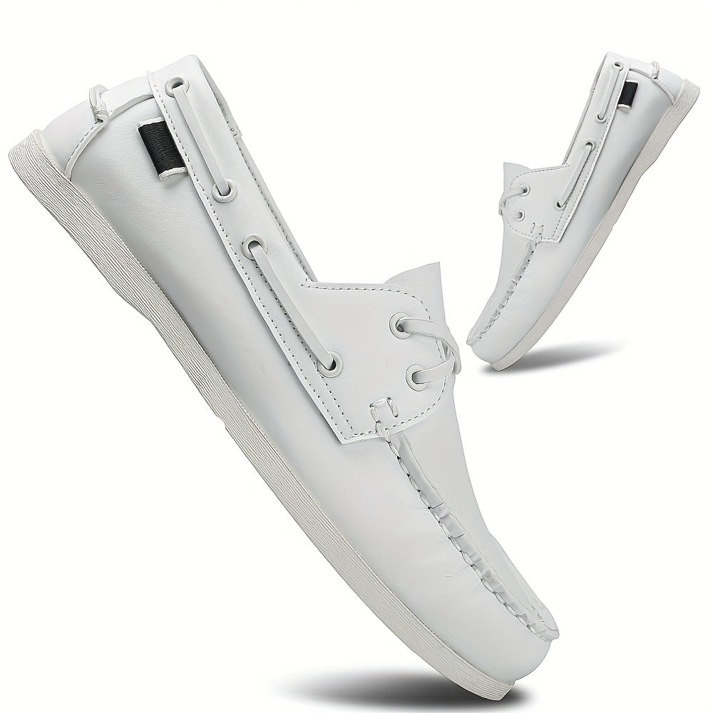 Comfortabele heren bootschoenen 'Thijs' met ruime pasvorm, ideaal voor lente/zomer.