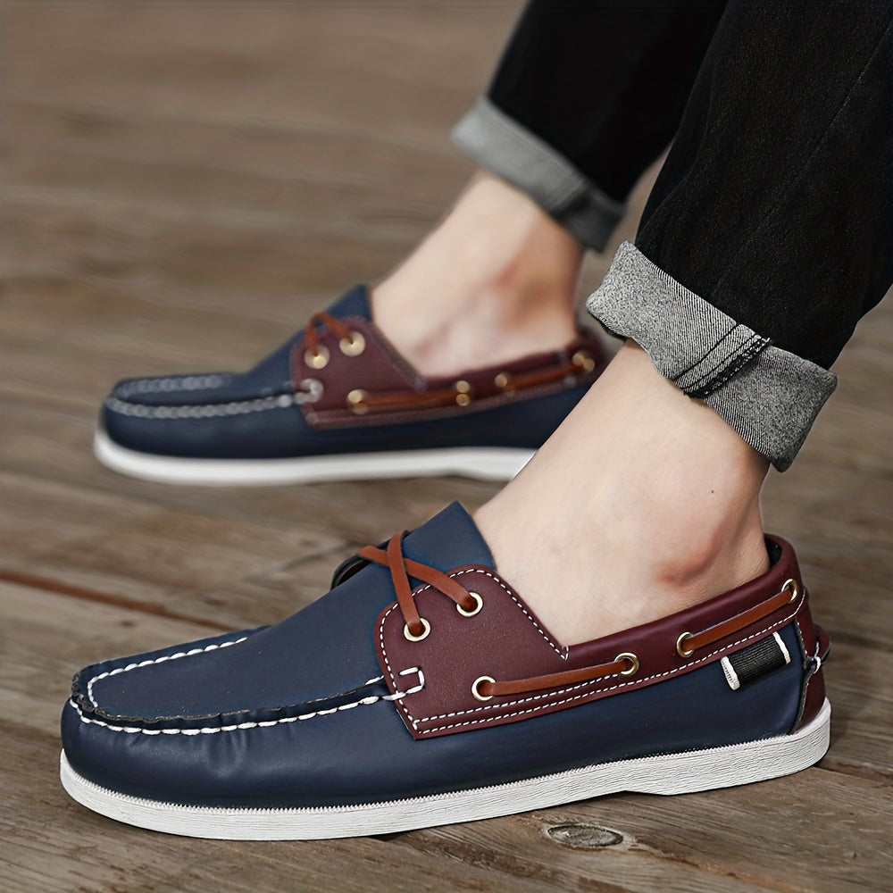 Lichte en comfortabele heren bootschoenen 'Thijs', perfect voor lente- en zomeravonturen.