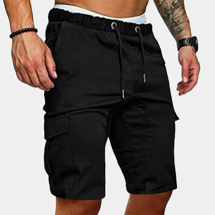 Comfortabele heren cargo shorts met meerdere zakken, ideaal voor zomerkleding, vakantie en casual herenmode.