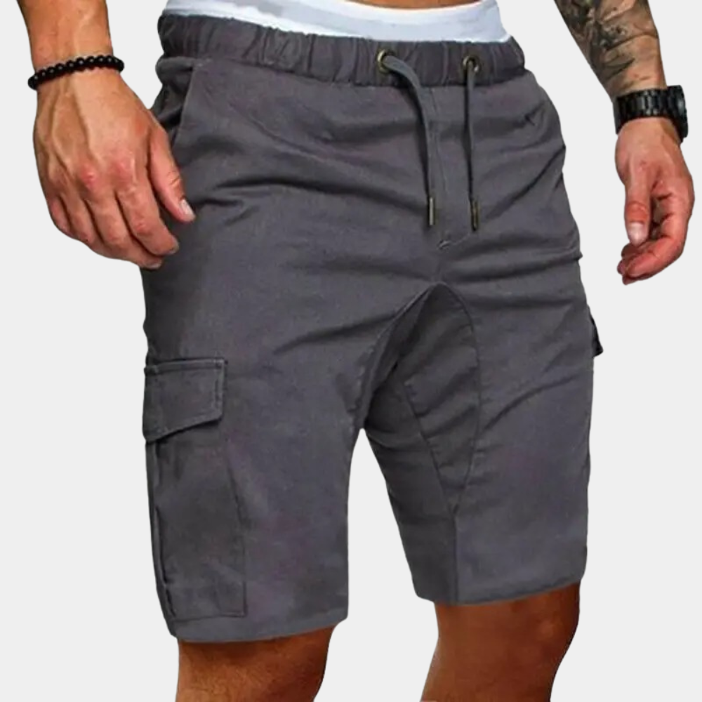 Duurzame heren cargo shorts voor outdoor avonturen en vakantie, met handige meerdere zakken en moderne look.
