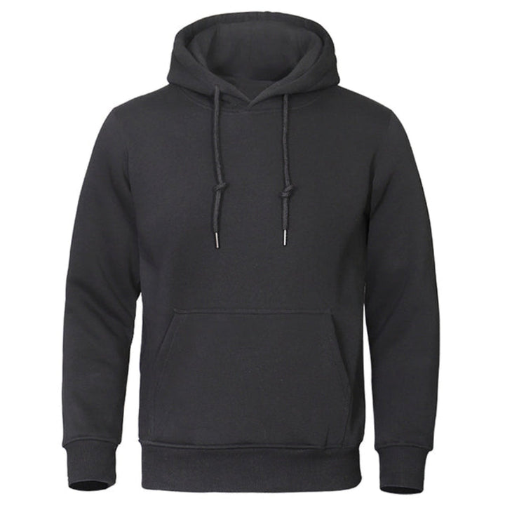 Zachte comfort hoodie voor heren, een must-have casual trui voor ontspannen momenten.