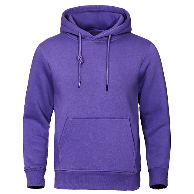 Zachte en comfortabele heren hoodie van hoogwaardige stof. Ideale relax kleding.