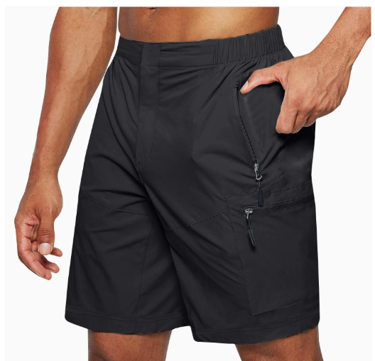 Comfortabele heren zomerbroek van ademend polyester, ideaal voor vrije tijd en zomerkleding. Sneldrogend.