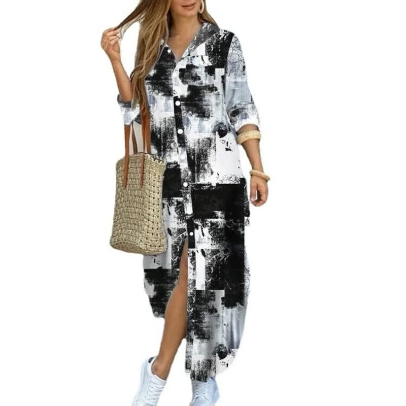 ElegantDress™ lange street style damesjurk, comfortabel en chique voor de moderne vrouw.