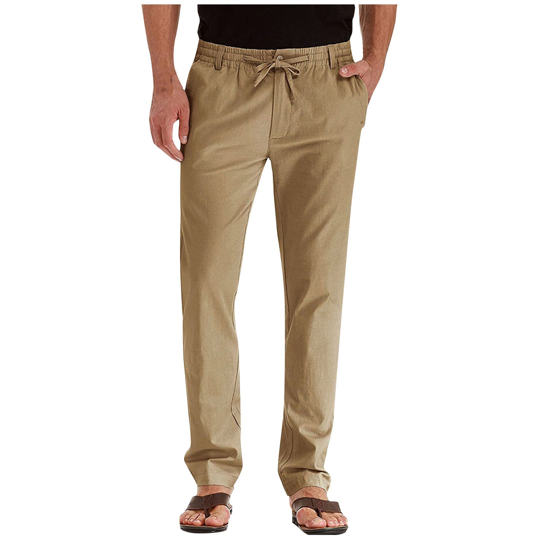 Comfortabele loose fit heren zomerbroek in stijlvol design, perfect voor casual vrijetijdsactiviteiten.