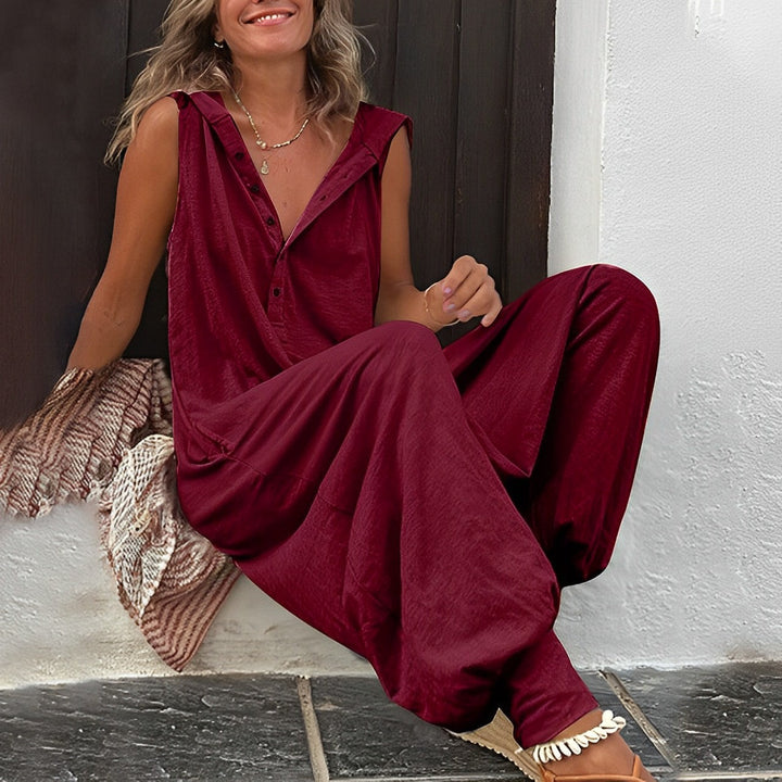 Veelzijdige dames jumpsuit Nova, modieus en elegant, ideaal voor elke gelegenheid, zowel casual als chic.