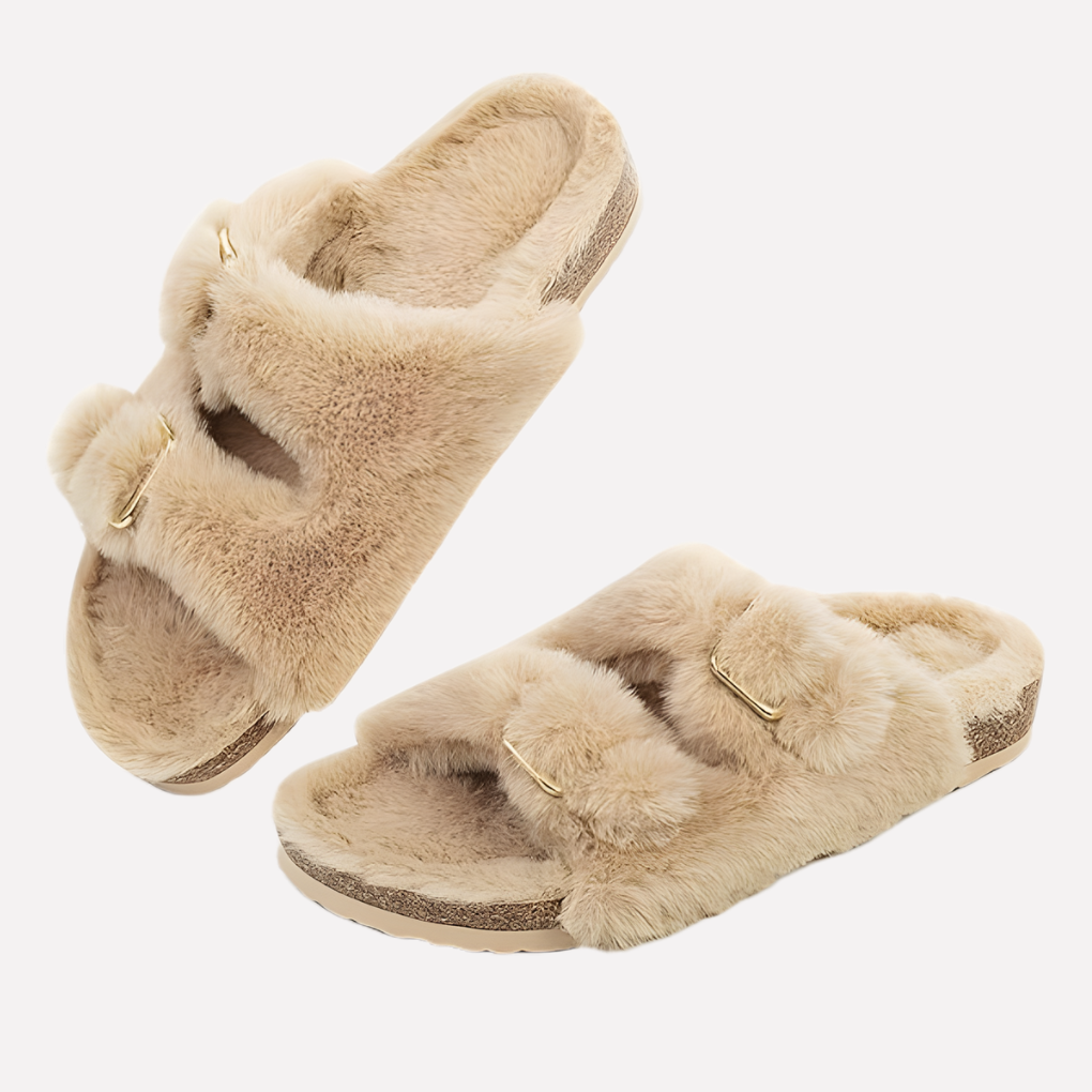Ultiem comfort met deze open teen dames slippers, zacht gevoel en voetondersteuning.