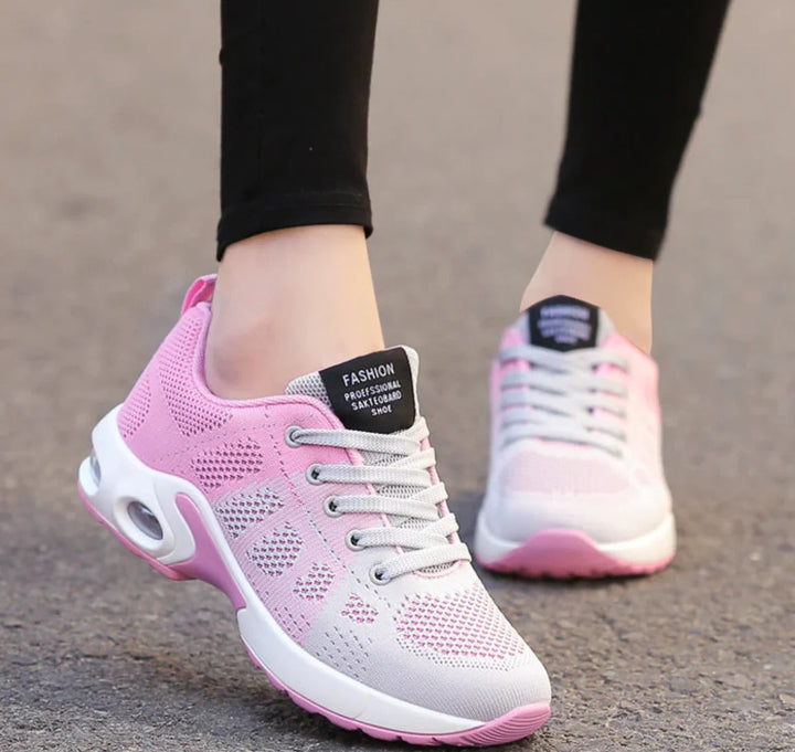 Dames wandelsneakers, orthopedisch en comfortabel, ontworpen voor dames die extra voetondersteuning zoeken.