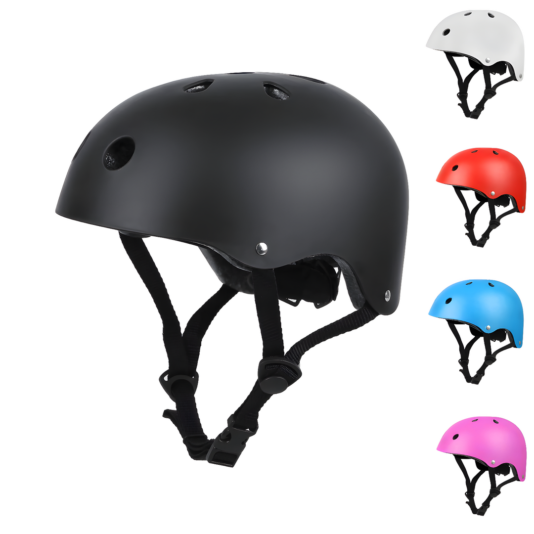 Comfortabele SafeRide unisex fietshelm met ventilatie voor optimale bescherming tijdens het fietsen.