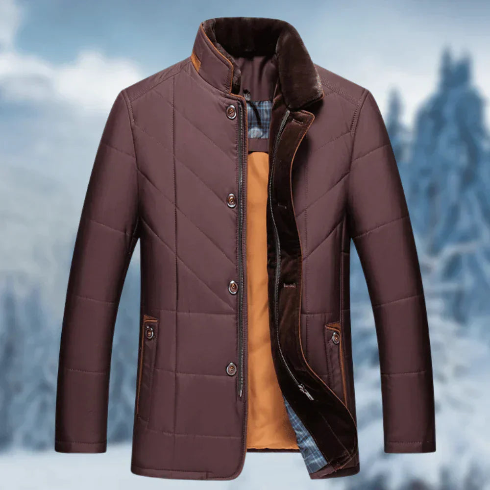 Victor herenjas, de ultieme winterjas. Biedt comfort en warmte. Stijlvolle buitenkleding voor elke man.