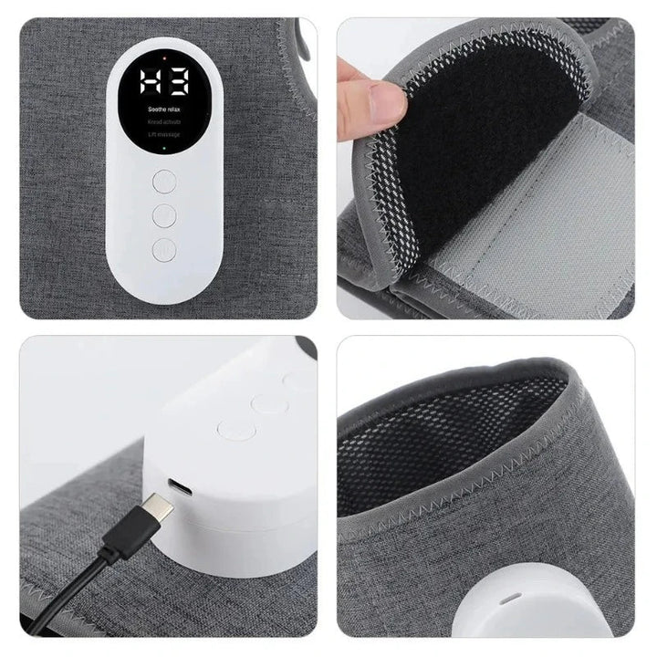 ComfortLegs compressie beenmassageapparaat, gericht op verbetering bloedsomloop en vermindering van zwelling.