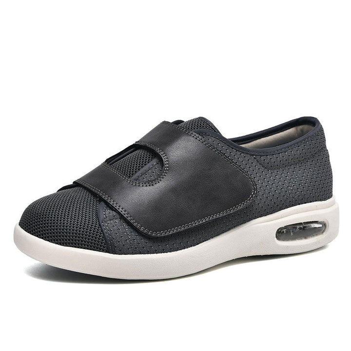 Verstelbare ComfortPlus diabetische wandelschoenen; ondersteuning voor brede, gevoelige voeten, lente/herfst comfort.