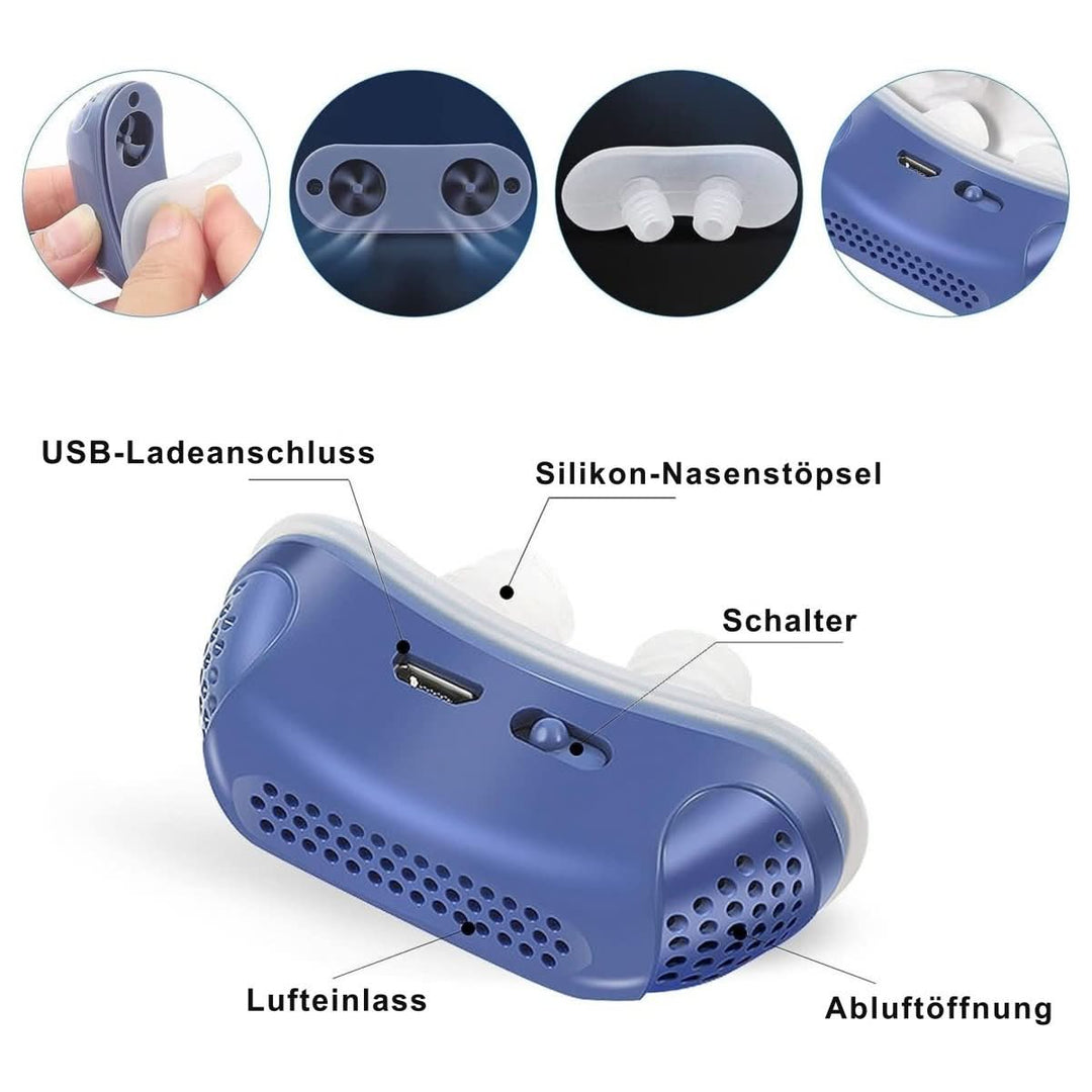 Stil CPAP apparaat voor apneu patiënten. Zorgt voor een ongestoorde slaap en gezonde ademhaling.