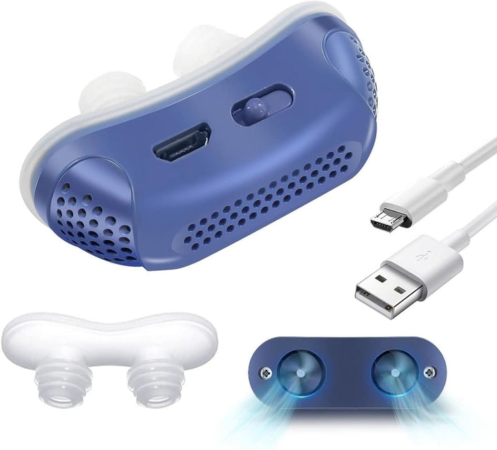 CPAP apparaat met focus op slaapcomfort. Compacte oplossing voor apneu, snurken en algemene gezondheid.