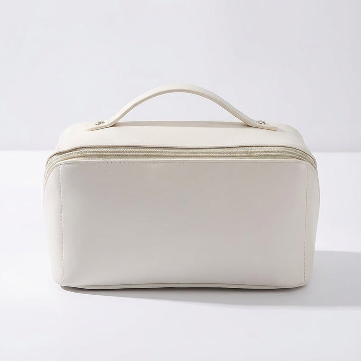 Stijlvol compact cosmetica tasje Glambox, een praktische en elegante opbergtasje voor dames.