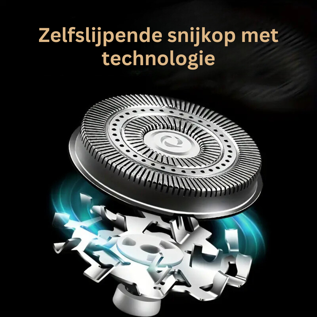 Mannen draagbaar mini scheerapparaat. Glad en pijnloos elektrisch scheren, compact en waterproof, ideaal voor reizen.