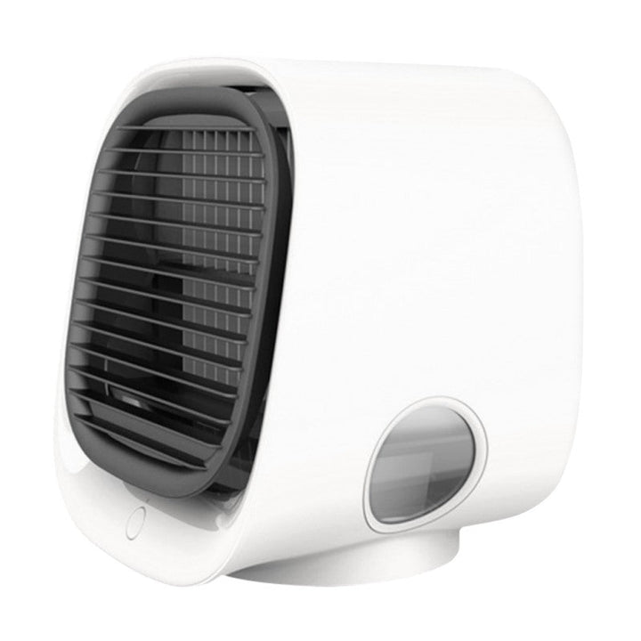 Zomer comfort met deze 2-in-1 luchtkoeler en bevochtiger; compact en stil, perfect voor elke kamer thuis.