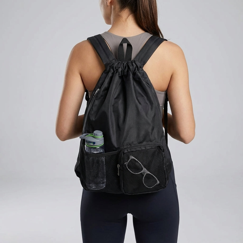 Lichtgewicht ActiveSack duffelbag met speciaal ventilatievak voor schoenen of natte kleding.