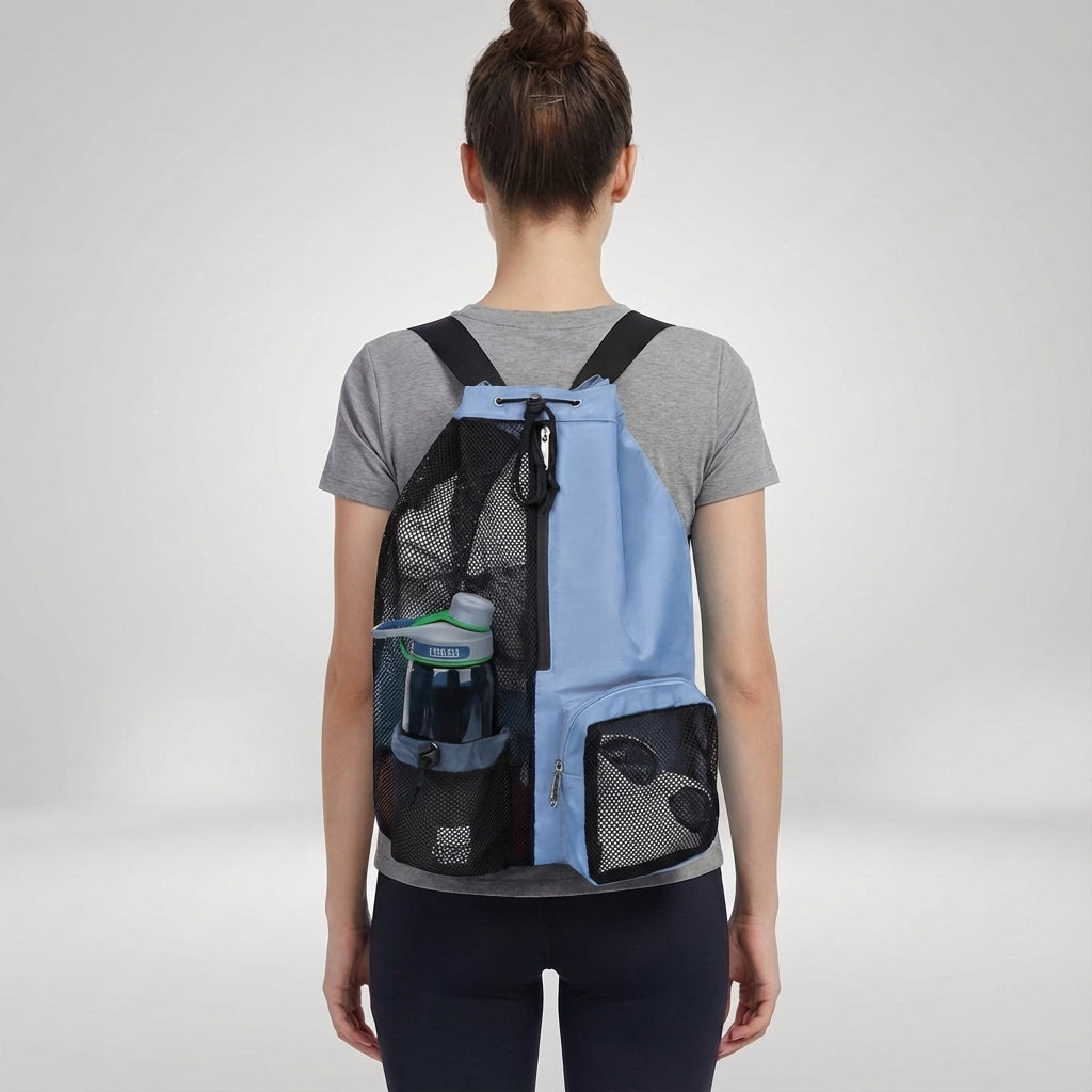 Stijlvolle unisex duffelbag voor sport en reizen, ActiveSack met slimme opbergmogelijkheden.