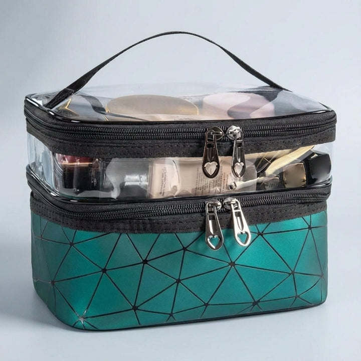 Multifunctionele toilettas dames. Ook als reistas of make-uptas te gebruiken. Waterdicht, compact en overzichtelijk.