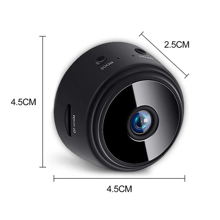 Aurora Wonen IP camera: draadloze HD bewakingscamera met magnetische basis, perfect voor slimme binnen- of buitenbeveiliging.