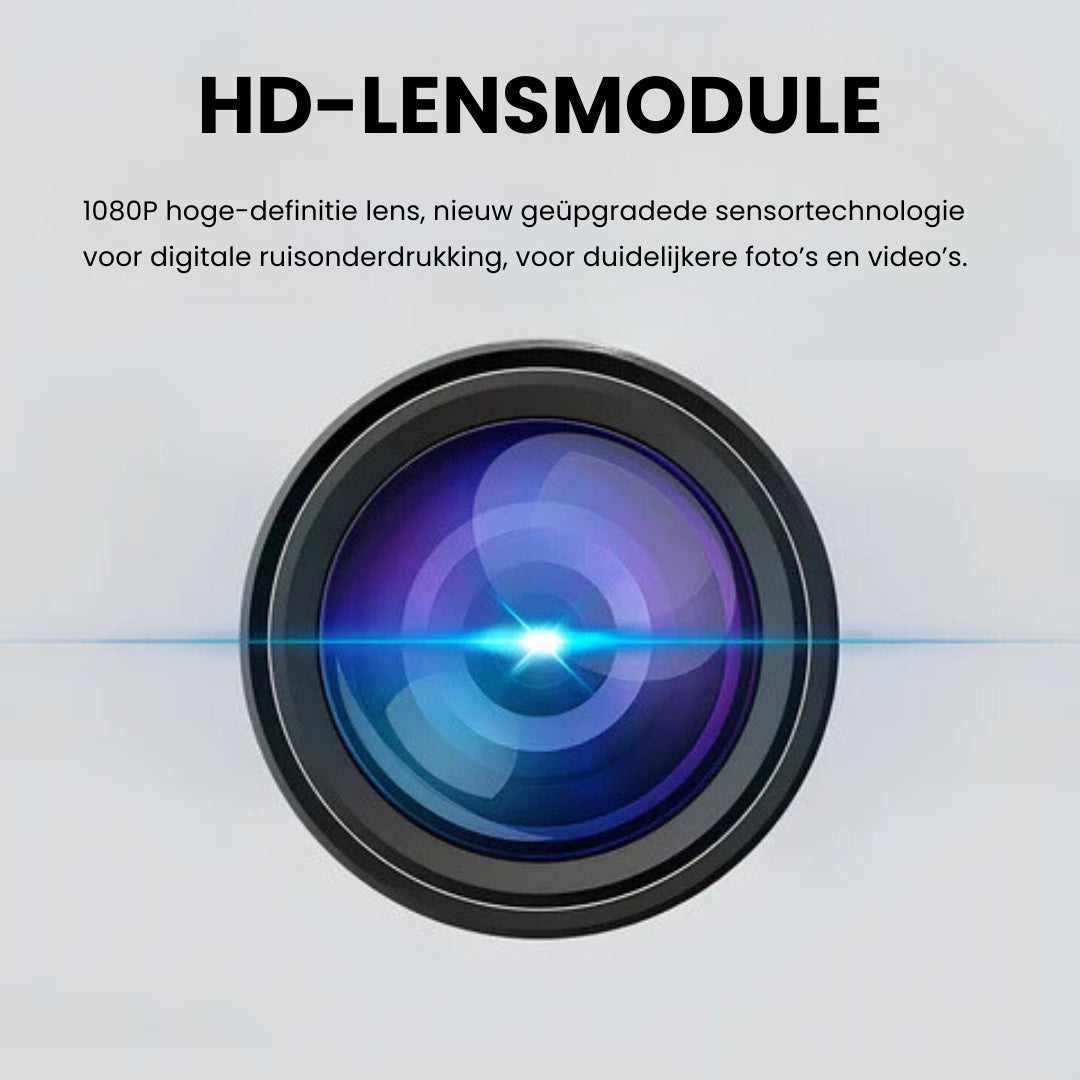 Veilige draadloze magnetische HD camera voor huisbeveiliging. Eenvoudige installatie en bewegingsdetectie functie.