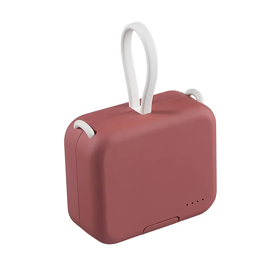 Handige draagbare powerbank voor smartphones, compact en betrouwbaar.
