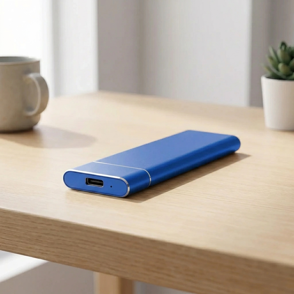 Compacte en snelle 8TB externe harde schijf met USB voor universele draagbare data-opslag.