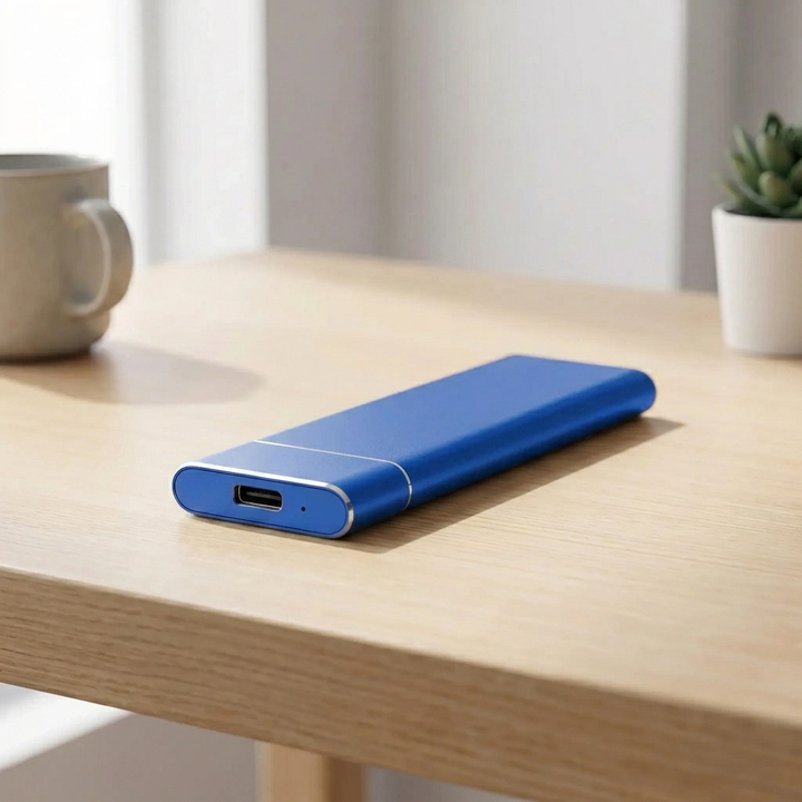 Compacte en snelle 8TB externe harde schijf met USB voor universele draagbare data-opslag.
