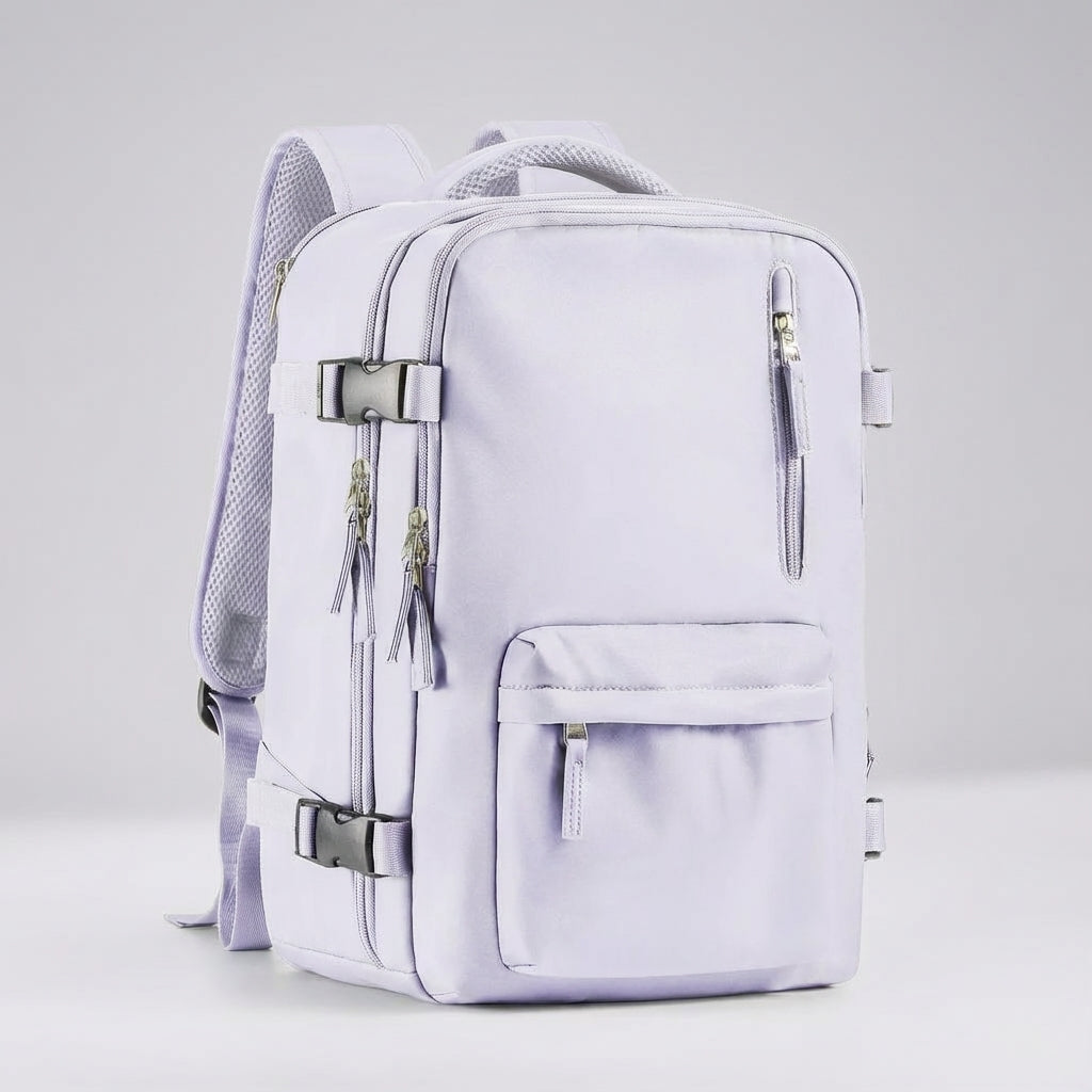 Moderne FlightTrek compacte reisrugzak, veelzijdig en goedgekeurd voor cabine handbagage.