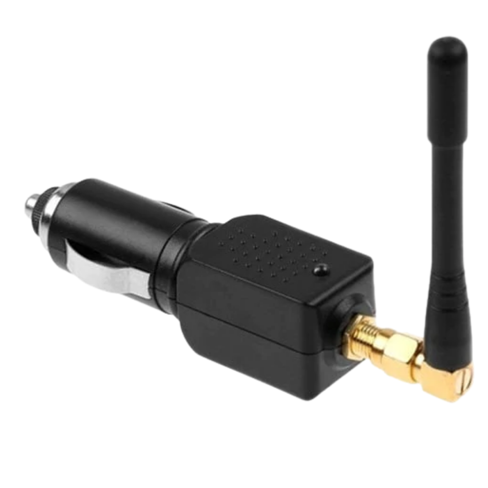 Compacte GPS-signaal blokker voor voertuigbeveiliging en privacy. Essentieel anti-tracking apparaat.