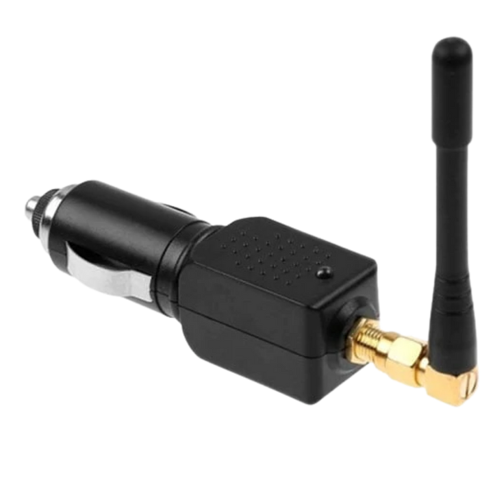 Compacte GPS-signaal blokker voor voertuigbeveiliging en privacy. Essentieel anti-tracking apparaat.