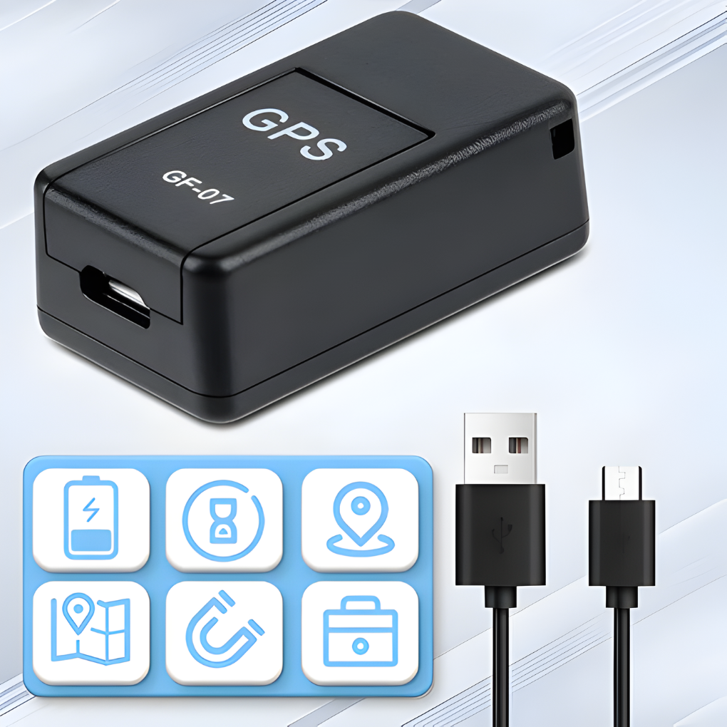 Draagbare GPS tracker met realtime tracking en geofence, ideaal voor huisdieren, voertuigen of persoonlijke beveiliging.