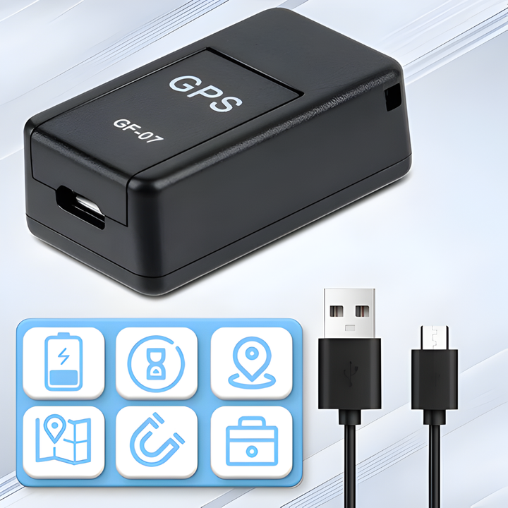 Draagbare GPS tracker met realtime tracking en geofence, ideaal voor huisdieren, voertuigen of persoonlijke beveiliging.