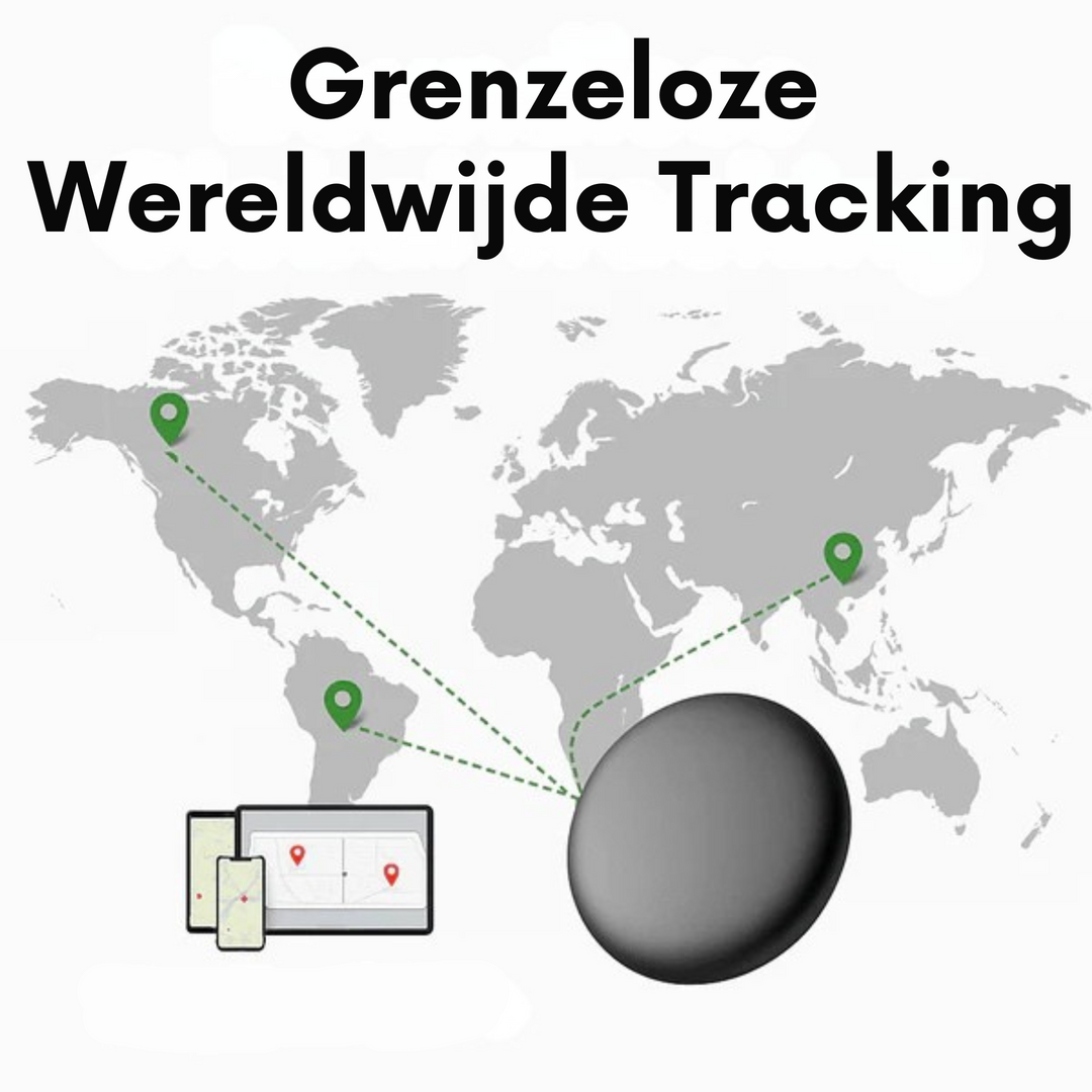 Kleine, waterdichte GPS tracker voor het traceren van fietsen, scooters of bagage, zonder maandelijkse kosten.