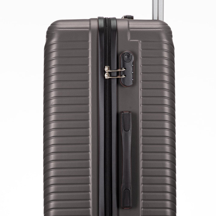 Koffer Valencia: lichtgewicht, cabin size, met veilig TSA slot en 360 graden draaiende wielen.
