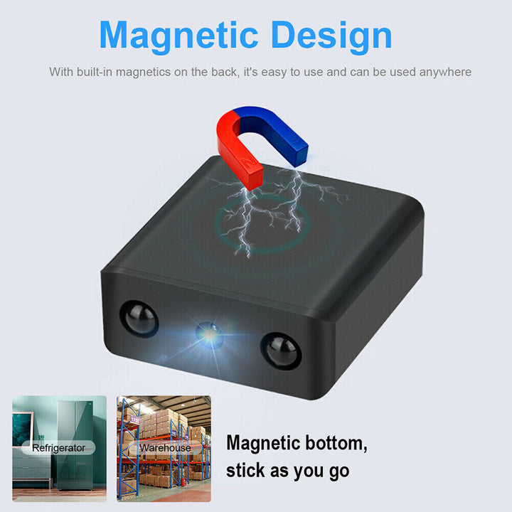De ultrakleine HD beveiligingscamera met WiFi, ideaal voor bewaking met ingebouwd nachtzicht.