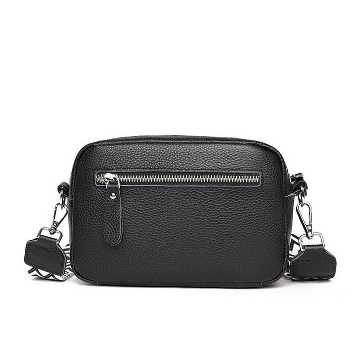"Compacte leren handtas, elegant design, beige schoudertas voor dames met royale binnenruimte en duurzame PU-materialen."