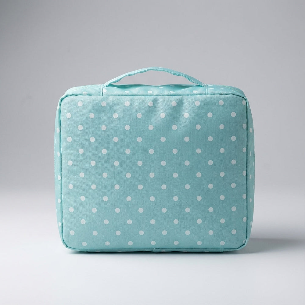 Waterdichte toilettas dames, perfect als reis opberger voor make-up en beauty accessoires met vakjes.
