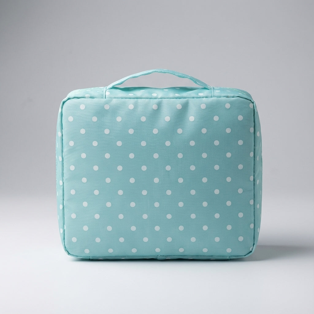 Waterdichte toilettas dames, perfect als reis opberger voor make-up en beauty accessoires met vakjes.