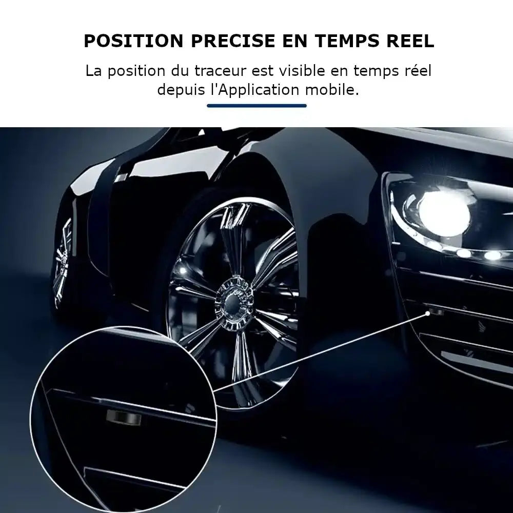 Real-time mini GPS apparaat voor voertuigen, met nauwkeurig volgen en audio opnamefunctie.