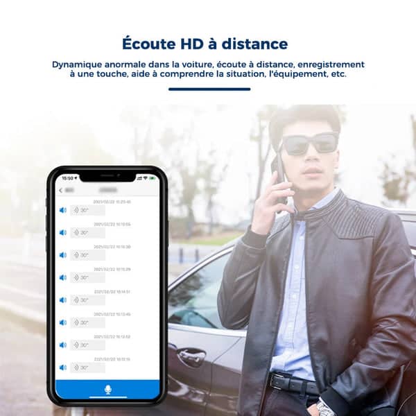 Krachtige mini GPS tracker voor real-time volgen, anti-diefstal en audio monitoring van uw voertuig.
