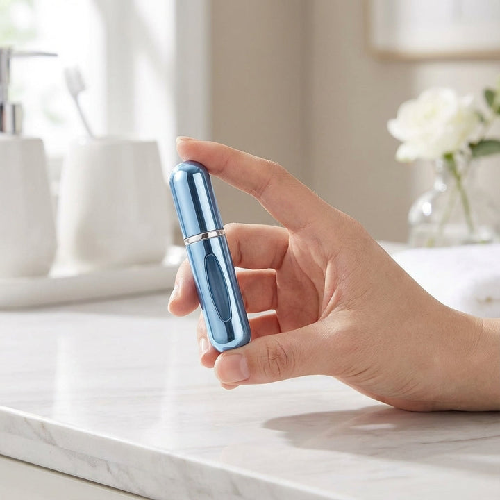 Compacte navulbare parfumverstuiver, ideaal reisflesje voor onderweg; perfect voor je favoriete geur.