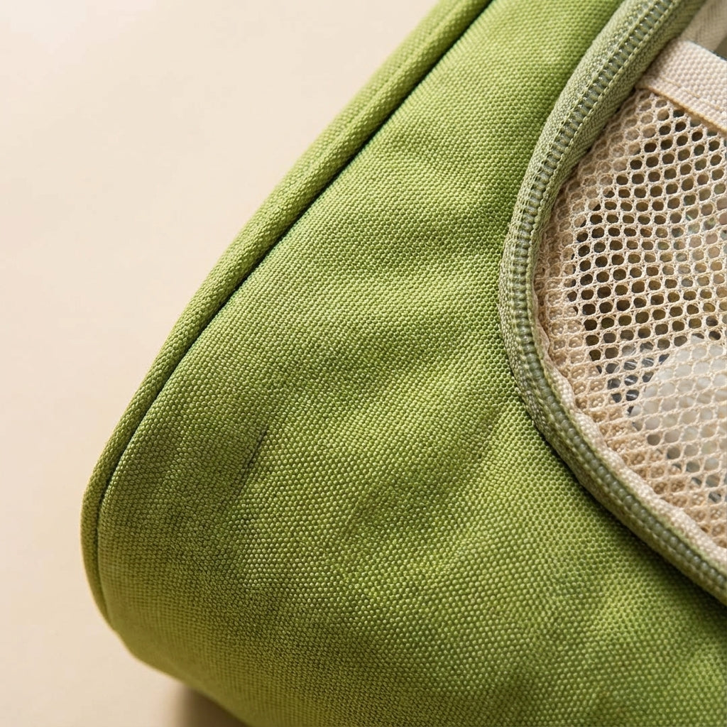 Efficiënte opvouwbare reisorganizer toilettas; ideaal om al je reisbenodigdheden compact te bewaren.