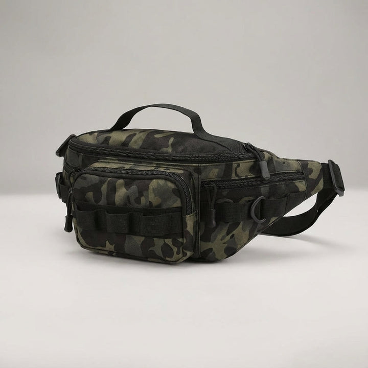 RangerPack tactische heuptas met meerdere compartimenten voor georganiseerde opslag van benodigdheden, ideaal voor outdoor.