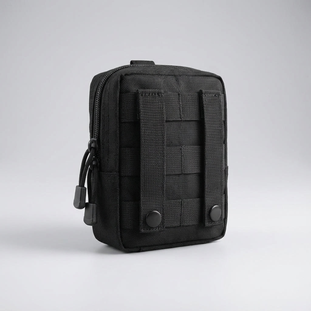 Duurzame tactische MOLLE heuptas, ideaal voor outdoor avonturen en efficiënte gear organisatie.