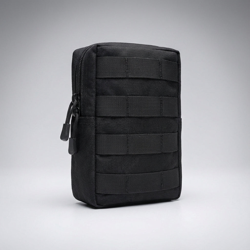CompactGear tactische opbergzak, essentieel voor overleven, wandelen en algemeen outdoor gebruik.