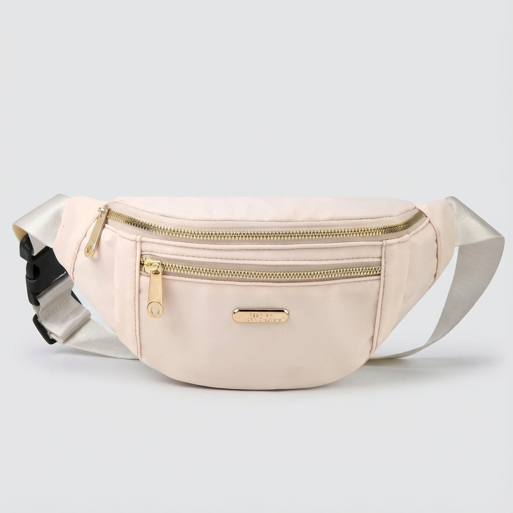Unisex lichtgewicht nylon heuptas LightPouch, compact design, comfortabel te dragen tijdens wandelen of stedentrips.