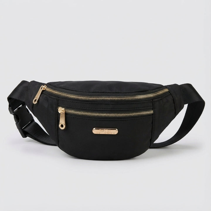 Handige compacte nylon heuptas voor telefoon, sleutels en portemonnee, perfect voor onderweg, reizen en outdoor.